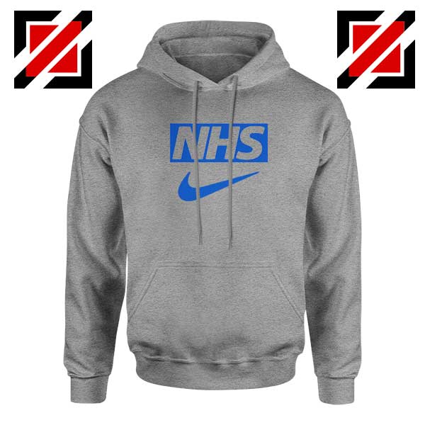 NHS Nike Parody Sport Grey Hoodie