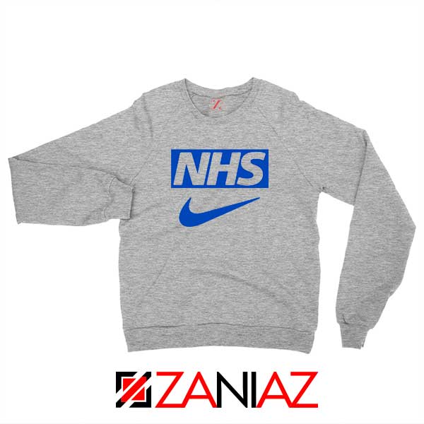 NHS Nike Parody Sport Grey Sweatshirt