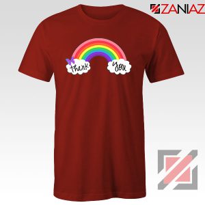NHS Rainbow Thank You Red Tshirt