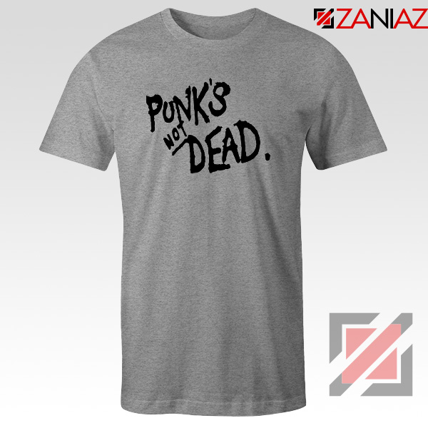 Punk's Not Dead Sport Grey Tshirt