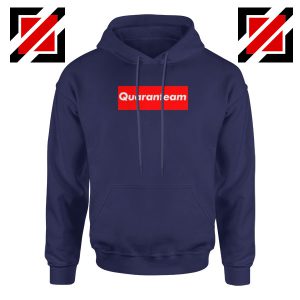 Quaranteam Pandemic 2020 Navy Blue Hoodie