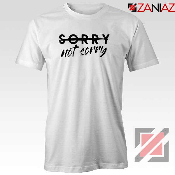 Sorry Not Sorry Lyrics Tshirt