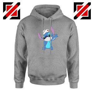 Stitch Nurse Sport Grey Hoodie