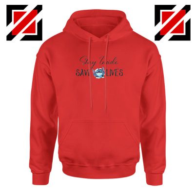 Stitch Social Distancing Red Hoodie