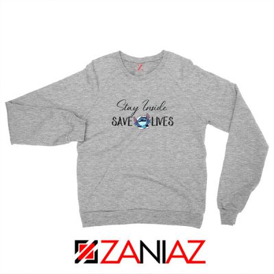 Stitch Social Distancing Sport Grey Sweatshirt