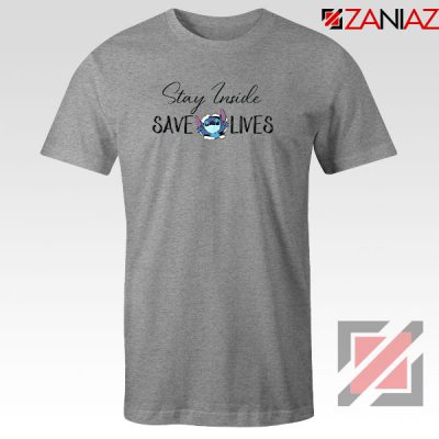 Stitch Social Distancing Sport Grey Tshirt