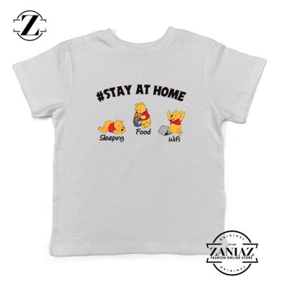 The Pooh Stay Home Kids Tshirt