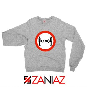 Time Keep Distance Sport Grey Sweatshirt