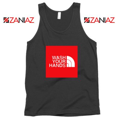 Wash Your Hands Covid 19 Black Tank Top