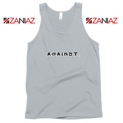 Against American Protest Sport Grey Tank Top