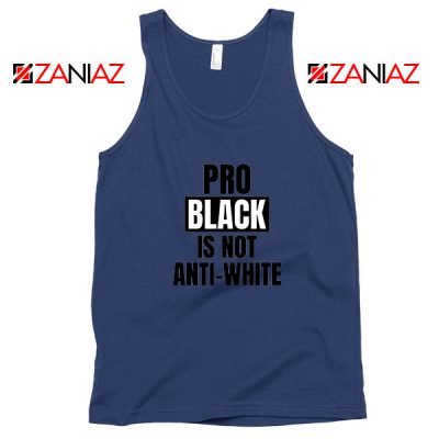 Anti Racism Navy Blue Tank Top