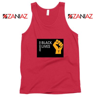 Asians For Black Lives Red Tank Top