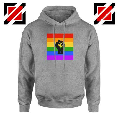 BLM Pride Rainbow Sport Grey Hoodie