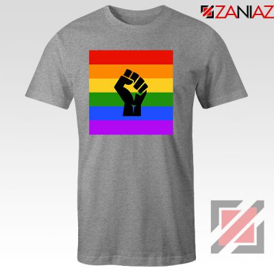BLM Pride Rainbow Sport Grey Tshirt