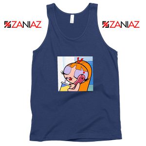 Blossom Character Navy Blue Tank Top