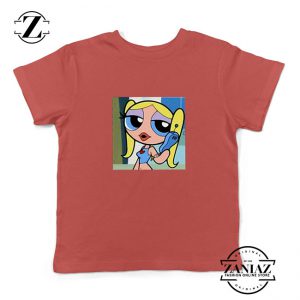 Bubbles Character Kids Red Tshirt