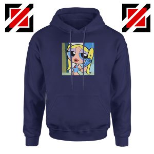Bubbles Character Navy Blue Hoodie