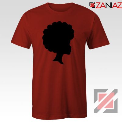 Cheap Afro Woman Red Tshirt