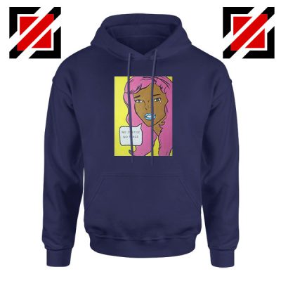 Cheap No Justice No Peace Navy Blue Hoodie