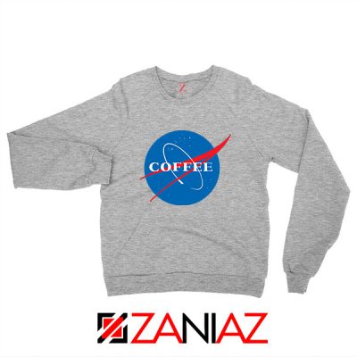 Coffee Nasa Sport Grey Sweatshirt