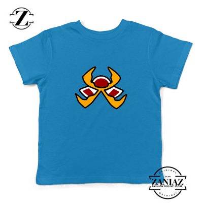 Fire Pokemon Type Kids Blue Tshirt