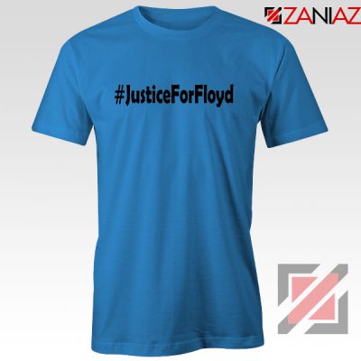 Justice For Floyd Blue Tshirt