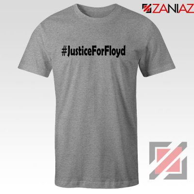 Justice For Floyd Sport Grey Tshirt