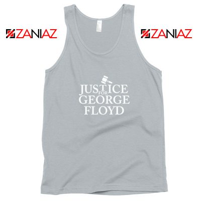 Justice For George Sport Grey Tank Top