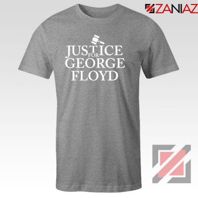 Justice For George Sport Grey Tshirt
