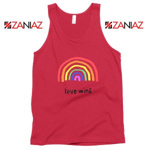 Love Wins Red Tank Top