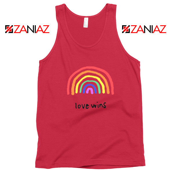Love Wins Red Tank Top