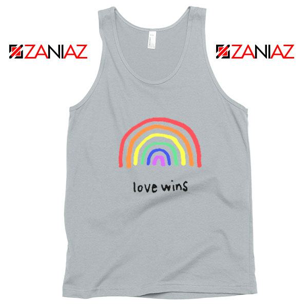 Love Wins Sport Grey Tank Top