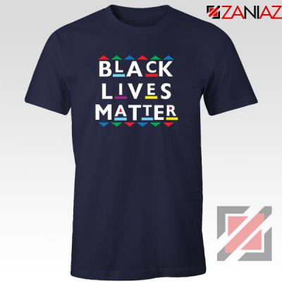 Martin Logo Black Lives Matter Navy Blue Tshirt