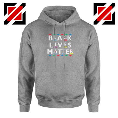 Martin Logo Black Lives Matter Sport Grey Hoodie