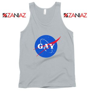 Nasa Logo Gay Sport Grey Tank Top