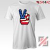 Peace Sign Fingers Tshirt