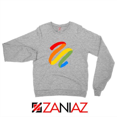 Rainbow Ribbon Sport Grey Sweatshirt