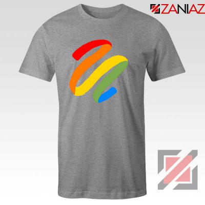 Rainbow Ribbon Sport Grey Tshirt