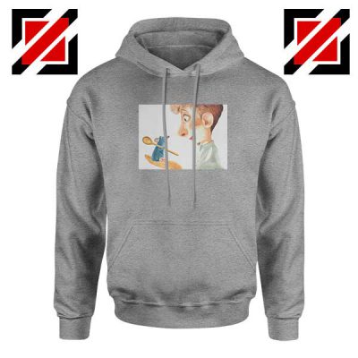 Ratatouille Mouse Sport Grey Hoodie