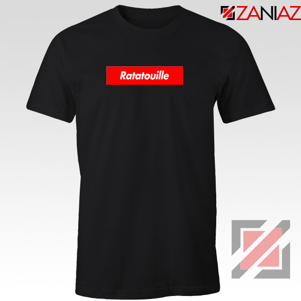Ratatouille Red Logo Black Tshirt