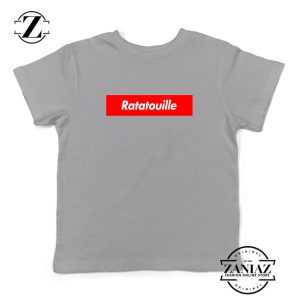 Ratatouille Red Logo Kids Sport Grey Tshirt