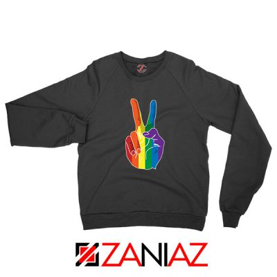 Sign Of Peace Rainbow Sweatshirt