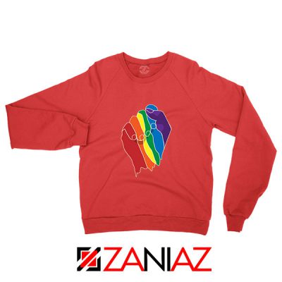 Sign Of Unity Rainbow Red Sweatshirt