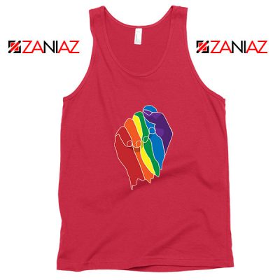 Sign Of Unity Rainbow Red Tank Top