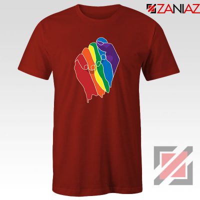 Sign Of Unity Rainbow Red Tshirt