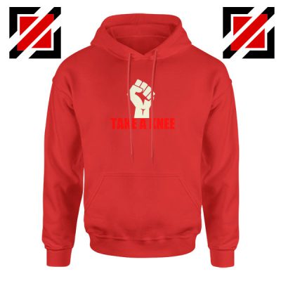 Take A Knee Protest Red Hoodie