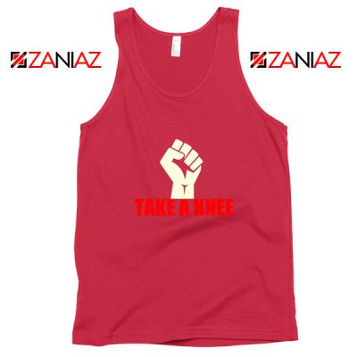 Take A Knee Protest Red Tank Top