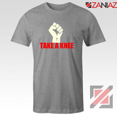 Take A Knee Protest Sport Grey Tshirt