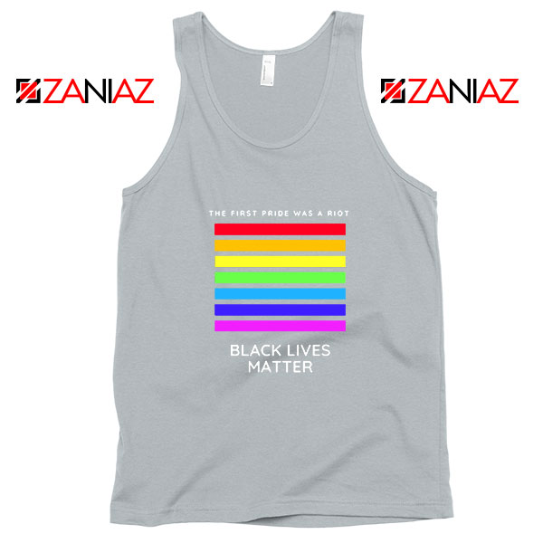 The First Pride Was A Riot Sport Grey Tank Top