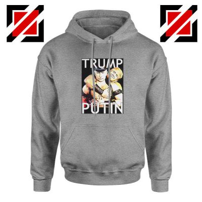 Trump and Putin Sport Grey Hoodie